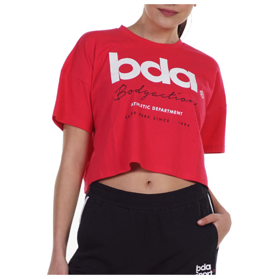 Bodyaction Γυναικεία κοντομάνικη μπλούζα crop Bodyaction Γυναικεία κοντομάνικη μπλούζα crop